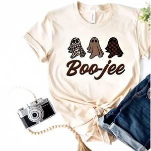 NEW SOUTHERN ATTITUDE women's boo-jee ghost halloween graphic tee in cream